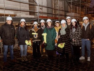 Látogatás az újjáépülő Vöröskereszt-székházban